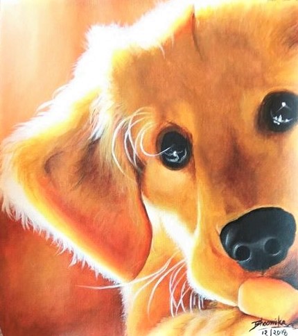 bhoomisart-animal-pet--portrait-acrylic-on-canvas
