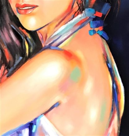 Woman-Oil-Painting-back-bhoomisart-Oil-on-canvas