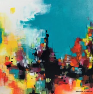 Colorful Abstract Art - bhoomisart-Acrylic-on-canvas-Bhoomika Dewangan